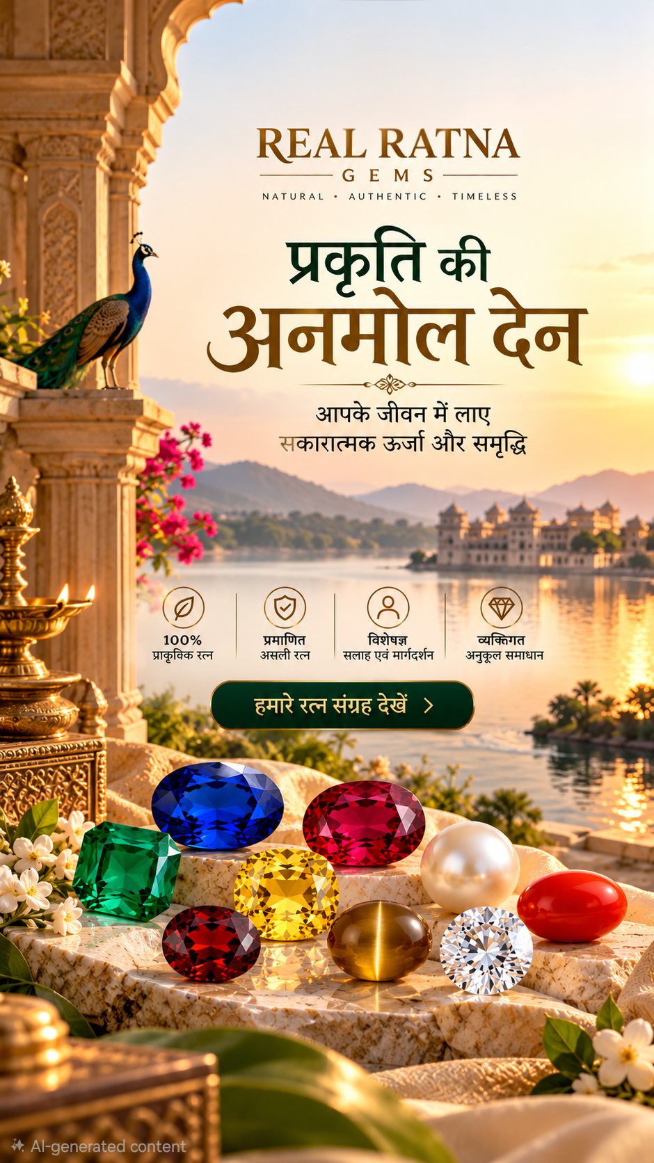 Real Ratna Gems Banner