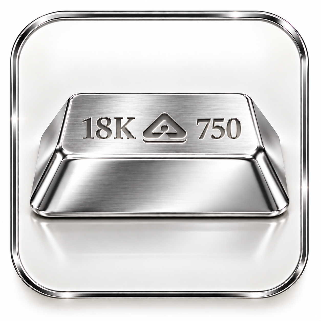18k White Gold