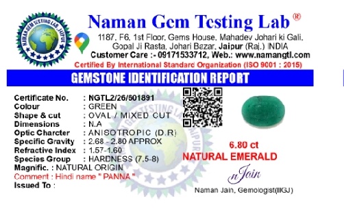 Panna- GEMSTONE